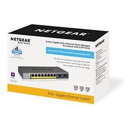 NETGEAR GS110TP-300EUS Switch Gestionado 8 Puertos Gigabit Ethernet PoE L2/L3/L4 con 2 SFP