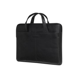 dbramante1928 Bolso para Portátil Silkeborg 15" Negro Piel Full-Grain (2nd Gen) Protección Acolchada para MacBook/PC