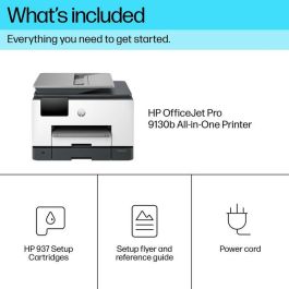 HP OfficeJet Pro 9130b All-in-One Printer Inyección de tinta térmica A4 4800 x 1200 DPI 25 ppm Wifi HP OfficeJet Pro 9130b All-in-One Printer Inyección de tinta térmica A4 4800 x 1200 DPI 25 ppm Wifi