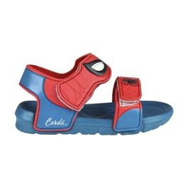 Cerdá Sandalias de Playa Spiderman Rojas para Niño, Calzado Infantil de Verano - Talla 24/25