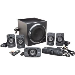 Logitech 980-000468 Altavoces Z906 5.1 THX 500W RMS Sonido Envolvente Negro con Subwoofer y Mando IR