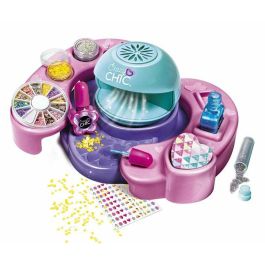 Clementoni Estudio de Uñas Maletín Cool Nail Art con muchos accesorios para niñas a partir de 6 años 38,5x28,5x7,8 cm