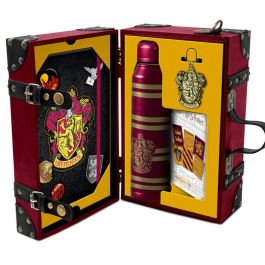 PYRAMID Maletín Harry Potter Escudo de Colores con 6 Postales, Cuaderno A5, Botella Metálica y Llavero