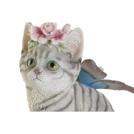 Figura Shabby DKD Home Decor Negro Blanco 13 x 15 x 11 cm (4 Unidades) Figura Shabby DKD Home Decor Negro Blanco 13 x 15 x 11 cm (4 Unidades)