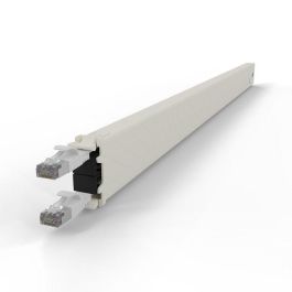 PATCHBOX patchbox.one Cassette de Cable Cat.6a STP Modular Blanco 30RU con Soporte PoE