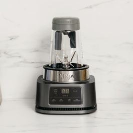 Ninja CB100EU Batidora de Vaso Foodi Standmixer 0.7L con Función de Impulso y Picahielos 1100W Negro/Acero Inoxidable
