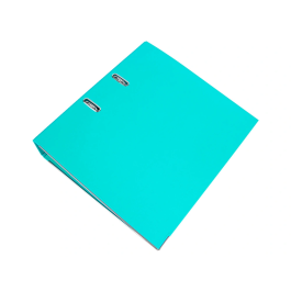 Liderpapel Archivador de Palanca Documenta A4 PVC con Rado, Compresor Metálico y Lomo de 75 mm, Verde Claro