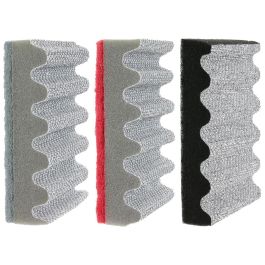 Je cherche une Idee Estropajo Especial Parrilla con Forma de Olas para Limpieza Fácil y Profunda, Colores Surtidos, 14x8,7 cm