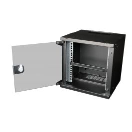 Equip 10" Kabeldurchführung mit Bürsteneinsatz. 1U schwarz