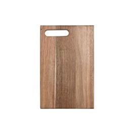 DKD Home Decor Tabla de Cortar Básicos de Madera de Acacia Natural 18x28x1.5 cm Apto para lavavajillas