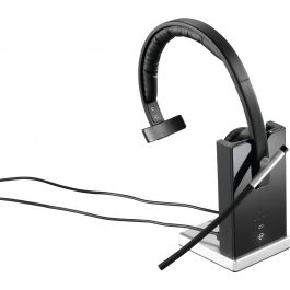 Logitech H820e Auriculares Inalámbricos Mono para Oficina/Centro de Llamadas Diadema con Micrófono Negro