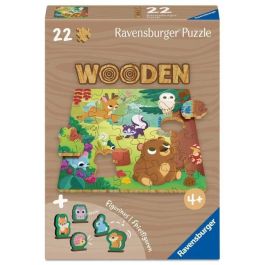 Ravensburger RAV12004080 Rompecabezas de Madera Animales del Bosque - 22 Piezas Ravensburger RAV12004080 Rompecabezas de Madera Animales del Bosque - 22 Piezas Precio: 28.49999999. SKU: B17E46TJ5M