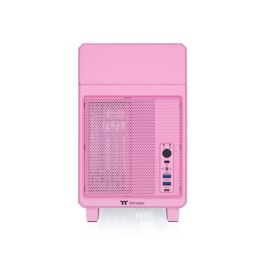 Thermaltake TR100 Mini Torre PC Rosa con Soporte para Ventiladores de 120/140mm y Radiadores de hasta 280mm