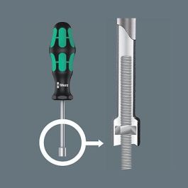 Wera SH2 Kraftform Kompakt Set de Herramientas para Fontanería/Calefacción 15 piezas, Acero Inoxidable, Negro/Metálico