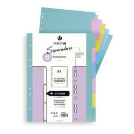 Carchivo Separadores 6 Posiciones A4 Pp Extra Fuerte Colores Soft Carchivo Separadores 6 Posiciones A4 Pp Extra Fuerte Colores Soft Precio: 2.50000036. SKU: B1C45SGWVM
