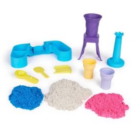 Spin Master Máquina De Helados Kinetic Sand 6068385 con Arena Cinética de Colores para Niños