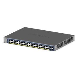 NETGEAR GS752TXP-300EUS Switch Gestionado 48 Puertos Gigabit Ethernet 4 Puertos SFP+ Presupuesto PoE+ 390W Montaje en Rack 10G Ethernet