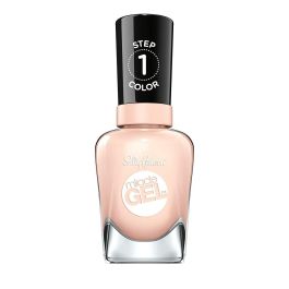 Sally Hansen #187-sheer happiness Miracle Gel Esmalte de Uñas Efecto Gel Profesional, Larga Duración hasta 14 Días, Sin Lámpara UV, 14,7 ml