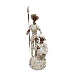 DKD Home Decor Figura Decorativa Quijote Resina Blanco Dorado 13 x 42.5 x 14 cm Precio: 19.79000012. SKU: B12JH9G3FM