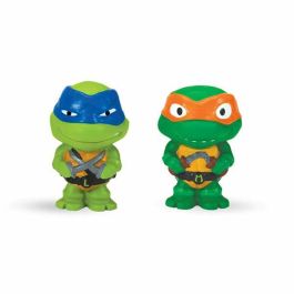 Figura blandita tortugas ninja movie 16,5 cm ¡aprieta la alcantarilla y veras como sale disparado! - modelos surtidos