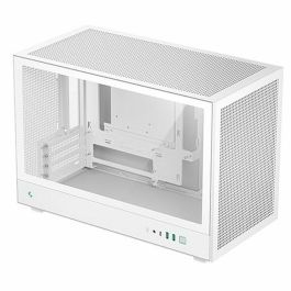 Deepcool Caja Ordenador Gaming Micro Torre CH260 Blanco - Soporte para Radiadores 360mm, Ventiladores Múltiples, USB Tipo C, Vidrio Templado