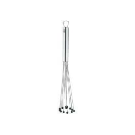WMF 1873006030 Batidor de Bolas Profi Plus de Acero Inoxidable y Silicona, 27cm, Negro, Resistente 260°C, Apto Lavavajillas WMF 1873006030 Batidor de Bolas Profi Plus de Acero Inoxidable y Silicona, 27cm, Negro, Resistente 260°C, Apto Lavavajillas