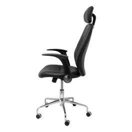 Piqueras Y Crespo Sillón De Dirección Huelves Giratorio Basculante Brazos Retráctiles Simil Piel Negro Piqueras Y Crespo Sillón De Dirección Huelves Giratorio Basculante Brazos Retráctiles Simil Piel Negro