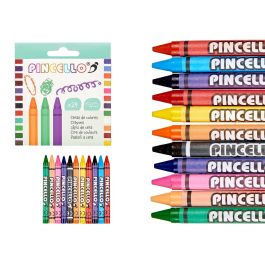 Cera Crayon 24 colores surtidos - Pincello - 10x11x1.5 cm (72 Unidades) Precio: 79.79000029. SKU: S3602359