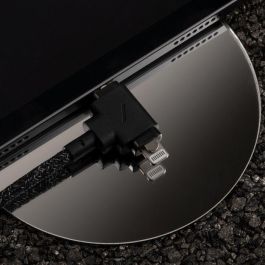 Native Union Belt Cable Universal 2 en 1 USB-C a Lightning para Multi-Dispositivo, 60W de Carga, 1.5M Cosmos