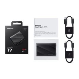 Disco Externo SSD Samsung Portable T9 2TB/ USB 3.2/ Negro Disco Externo SSD Samsung Portable T9 2TB/ USB 3.2/ Negro
