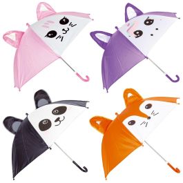 Entre Temps Paraguas Infantil Animal con Orejas, Diseño Divertido para Niños y Niñas