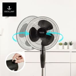 Ventilador de Pie Taurus GRECO 16CR ELEG Negro 50 W