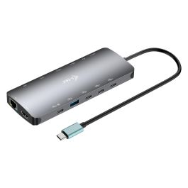 Hub USB i-Tec C31NANOTRIPLEDOCKPD Gris Precio: 114.49999979. SKU: B17BALSN75
