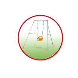 Smoby Columpio Infantil con Estructura de Metal y Asiento de Plástico, 180x164x168 cm, Edad 12-48 Meses Smoby Columpio Infantil con Estructura de Metal y Asiento de Plástico, 180x164x168 cm, Edad 12-48 Meses