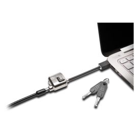 Kensington Candado de seguridad MiniSaver con llave para Portátiles, Tablets y Ultrabooks - Cable de acero al carbón de 1.8 m