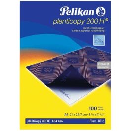 Pelikan Papel Carbón Azul DIN A4 para Copias Manuscritas Intenso Revestimiento Encerado 100 Hojas Precio: 36.68999994. SKU: B1BC24V4JY