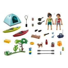 Playmobil 71425 Set Familia y Tienda Camping World con 3 figuras, 3 bicicletas y accesorios Playmobil 71425 Set Familia y Tienda Camping World con 3 figuras, 3 bicicletas y accesorios