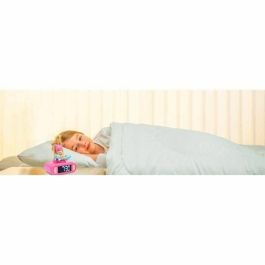 Lexibook LEXRL800BB Reloj Despertador Digital con Luz Nocturna Brillante y Efectos de Sonido, Barbie 3D