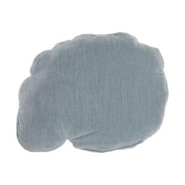 DKD Home Decor Cojin Mediterraneo Azul Blanco 33 x 40 x 10 cm (2 Unidades) Chenilla