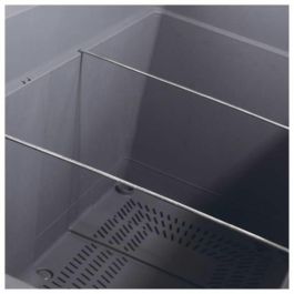 Deroma 9HP14SZ Jardinera Muret Cosmo Antracita con reserva de agua y ruedas 78 cm