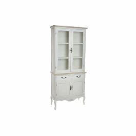 Vitrina DKD Home Decor Cristal Madera Blanco (88 x 40 x 200 cm) Precio: 634.49999965. SKU: S3021937