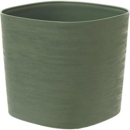 Garden Id 08310046 Maceta con Reserva de Agua Respect Verdigris 20x20 cm - 100% Reciclable, Superficie Estructurada