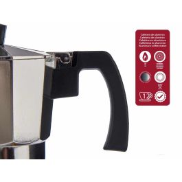 Kinvara Cafetera de Aluminio 12 Tazas (650 ml) 13x25x21 cm (12 Unidades) Kinvara Cafetera de Aluminio 12 Tazas (650 ml) 13x25x21 cm (12 Unidades)