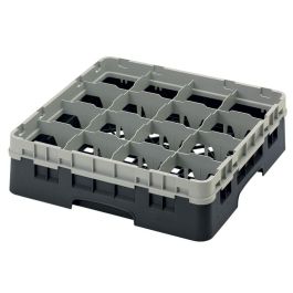 CAMBRO - 16S418-110 - Cesta de lavado 16 comp. 1 altura - 10,9 cm Ø máx. - alt. máx. 11,8 cm - 50 x 50 x 14,3 cm - Negro Precio: 47.88999952. SKU: B15YDE4SJ4