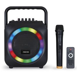 Altavoces PC FONESTAR BOX-35LED Negro Ambar Altavoces PC FONESTAR BOX-35LED Negro Ambar