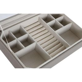 Joyero Tradicional DKD Home Decor Beige 21 x 6 x 30 cm Joyero Tradicional DKD Home Decor Beige 21 x 6 x 30 cm