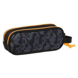 Portatodo Doble Naruto Negro Naranja 21 x 8 x 6 cm Portatodo Doble Naruto Negro Naranja 21 x 8 x 6 cm