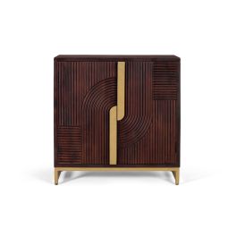 Giner y Colomer Aparador Madera Mango Nogal 73x42 cm con Detalles Dora2 Precio: 871.1879. SKU: B12G5J8GZ7