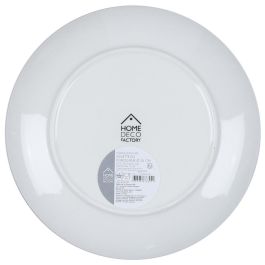 Home Deco Factory Plato Llano Mandala Naranja Colección Mirage Diámetro 26 cm
