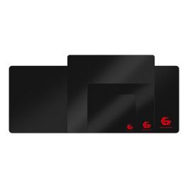 GEMBIRD MP-GAME-S Alfombrilla para Ratón Gaming Negro, Superficie de Tela de Alta Resistencia, Base Antideslizante, Óptima para Ratones Ópticos y Láser